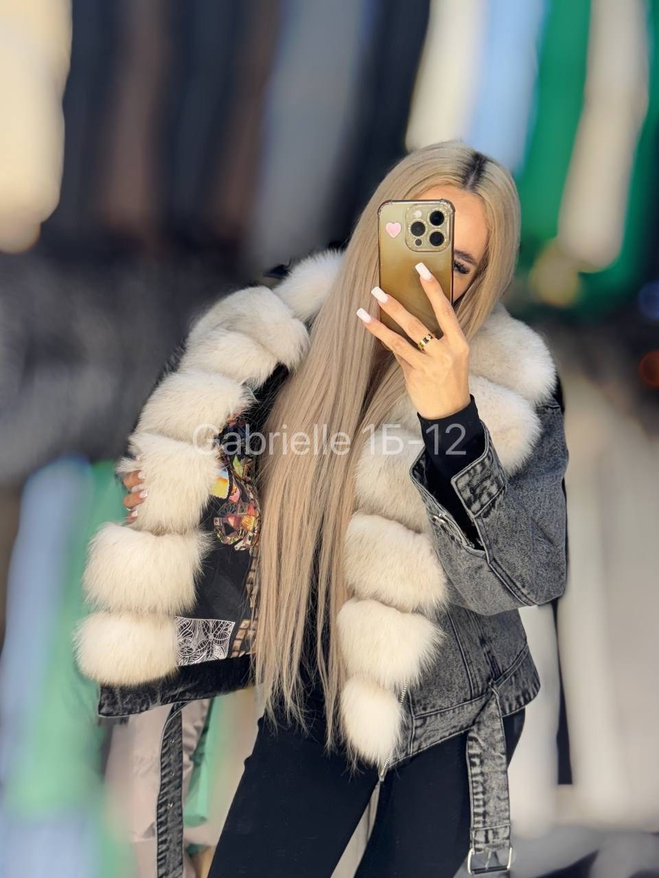 джинсовка с мехом песца,джинсовая куртка с натуральным мехом песца,куртка джинсовая с мехом песца,джинсовка с мехом,куртка джинсовая с мехом