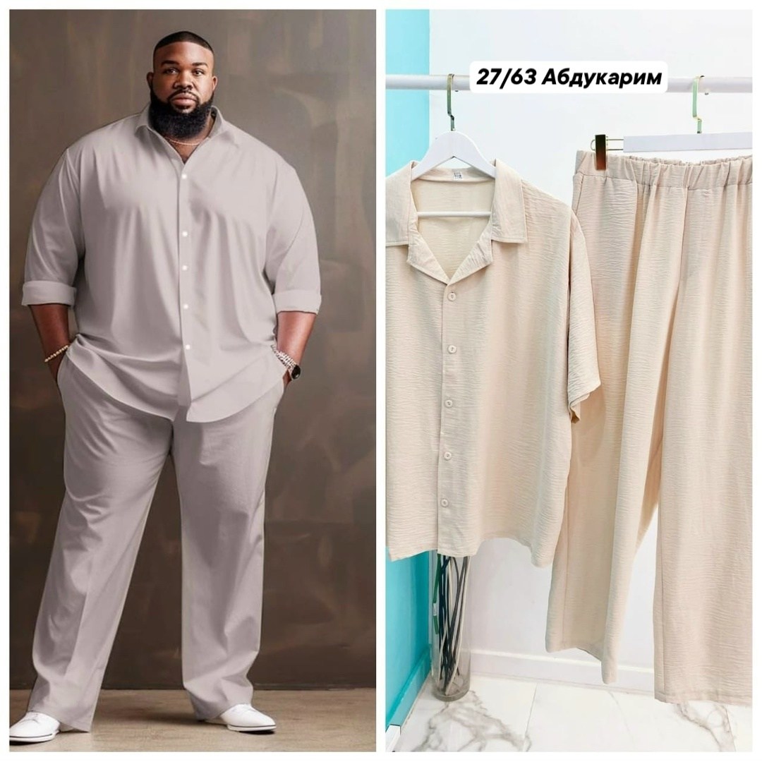 пижама мужская с брюками,брюки и рубашка мужская,мужские костюмы оверсайз,костюм мужской,мужская мода