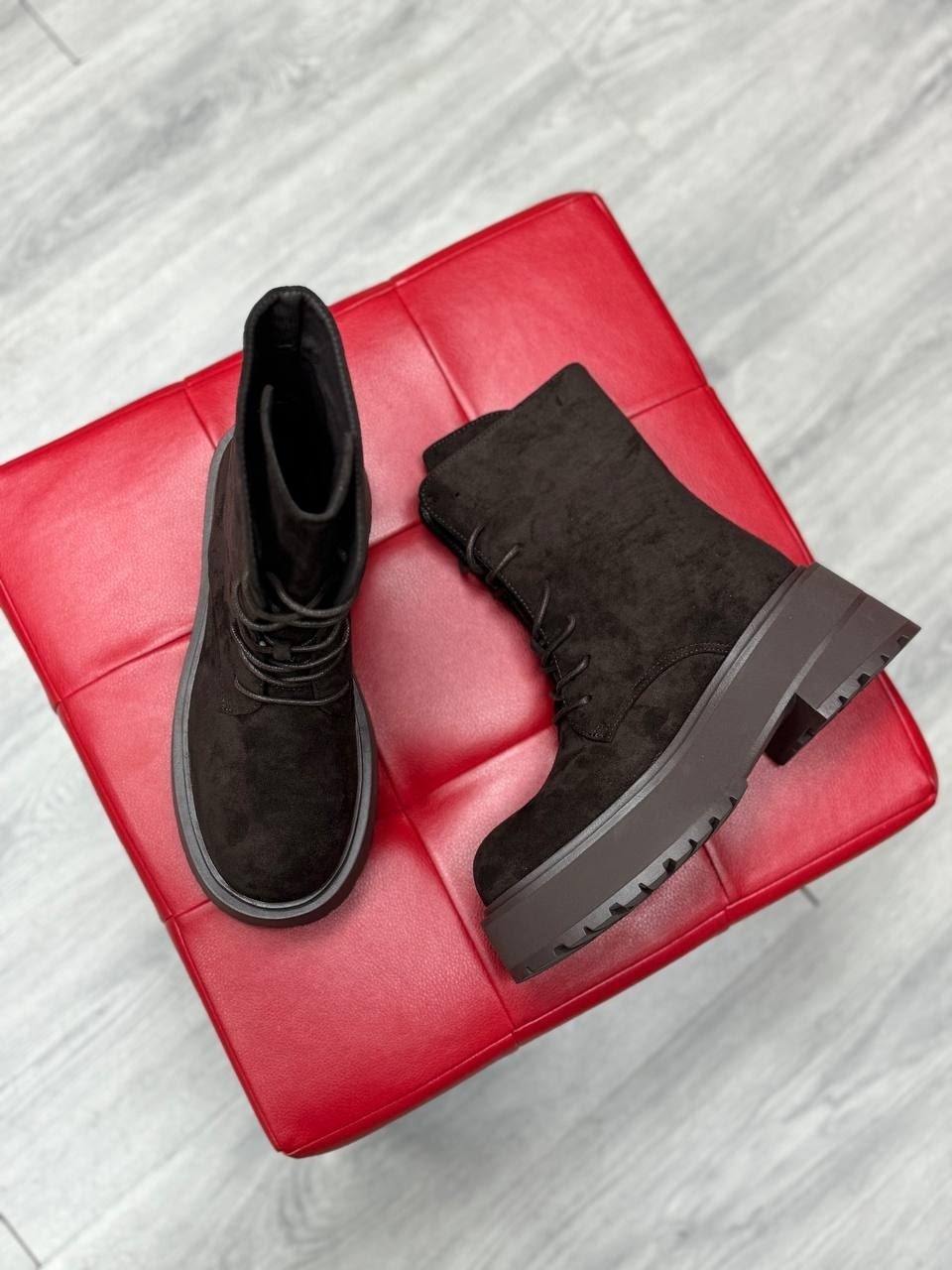 женские ботинки,,ботинки замшевые женские miu miu, женская,ботинки