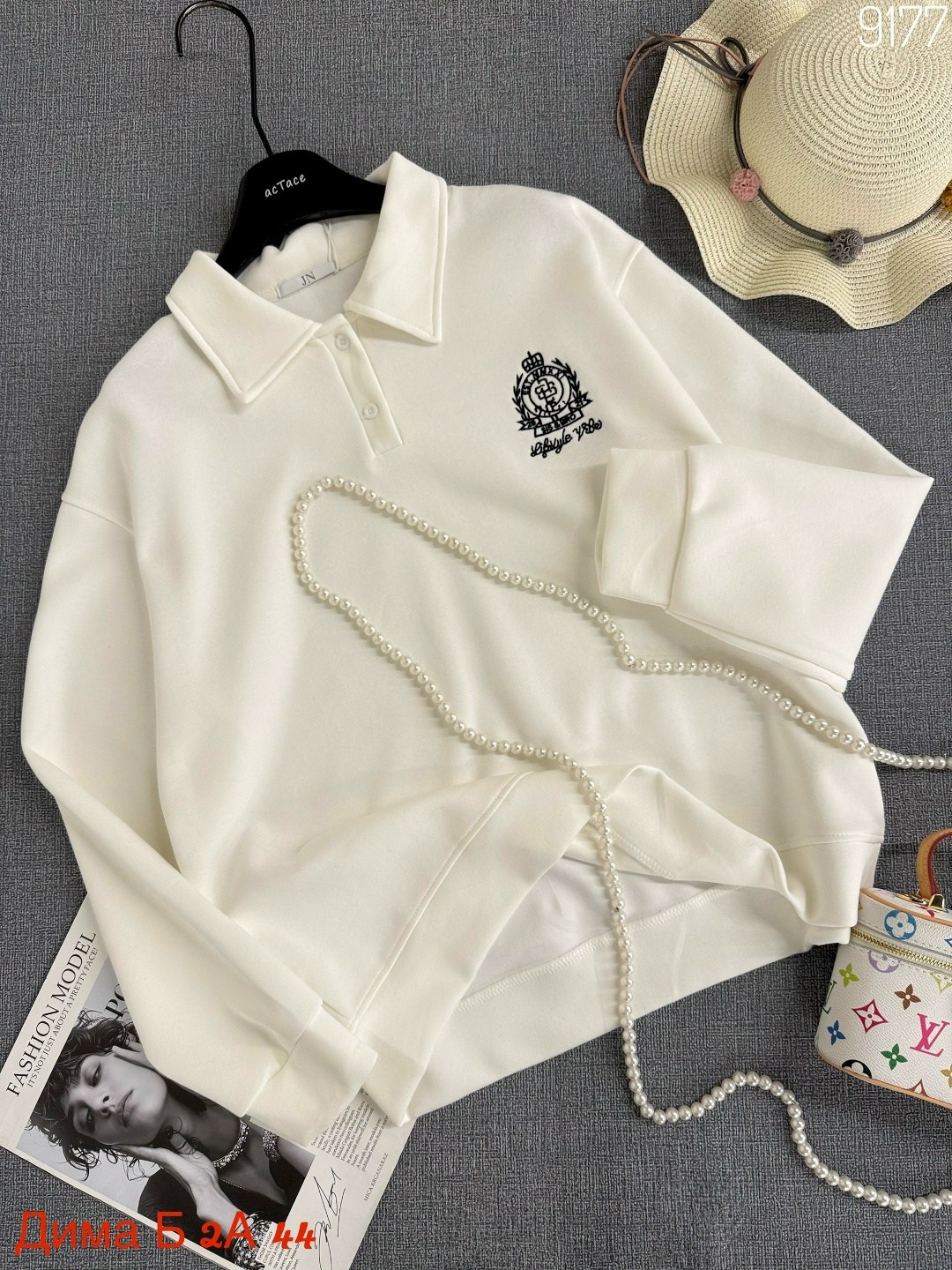 поло свитшот оверсайз grasiozo storeez,свитшот поло оверсайз с воротником gyodza,свитшот поло оверсайз с воротником gyodza sweatshirt цвет белый, серый,свитшот оверсайз поло grassisun 283340804,поло с