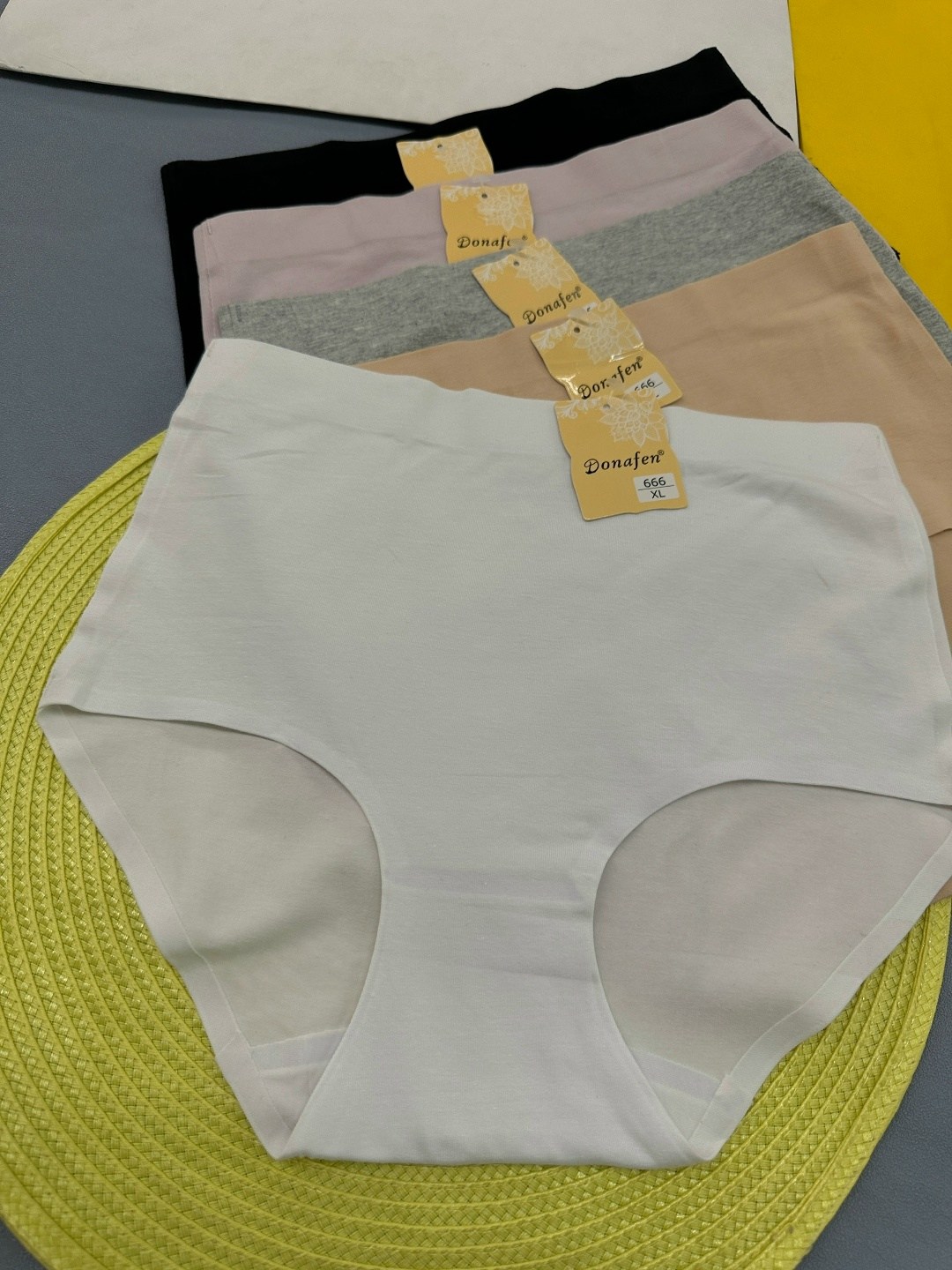 miiow / трусы женские, хлопковые, высокая талия, комплект 4 шт,трусы женские,трусы бесшовные,трусики бесшовные,женские бесшовные трусы