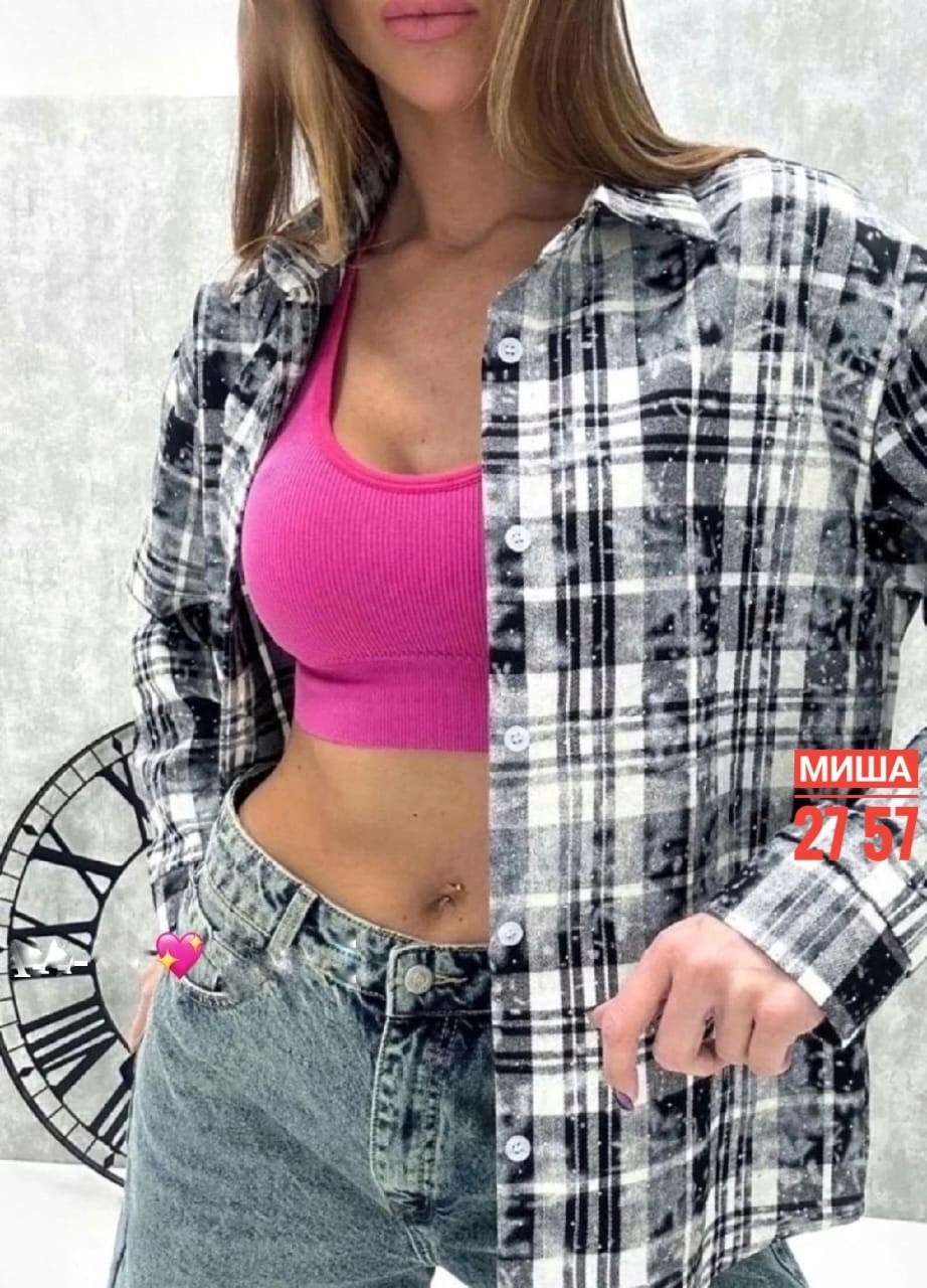 рубашка хб,рубашка,рубашка теплая оверсайз в клетку betrendy wear,рубашка женская оверсайз в клетку,рубашка клетка