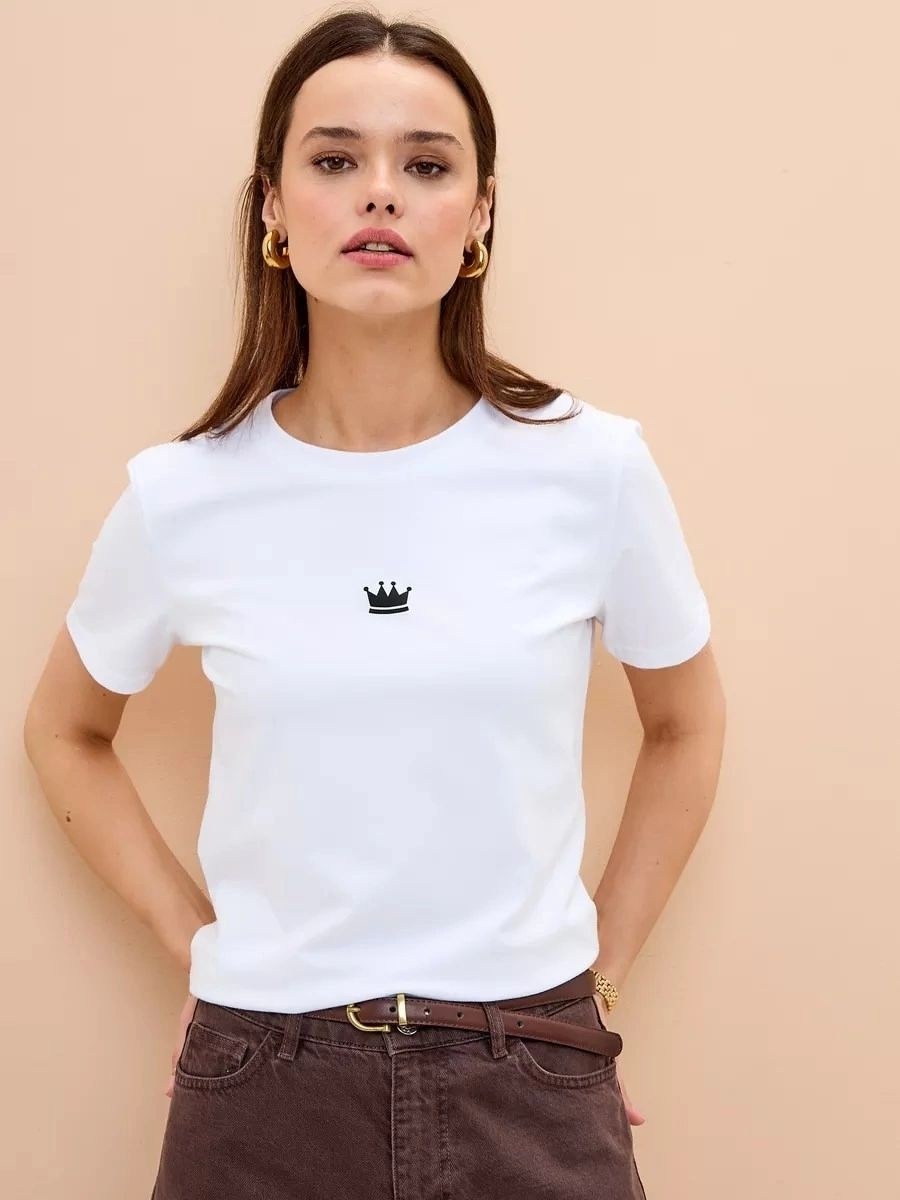 футболка женская с самолетом,женская футболка,женская белая футболка,базовая белая футболка,женская повседневная футболка