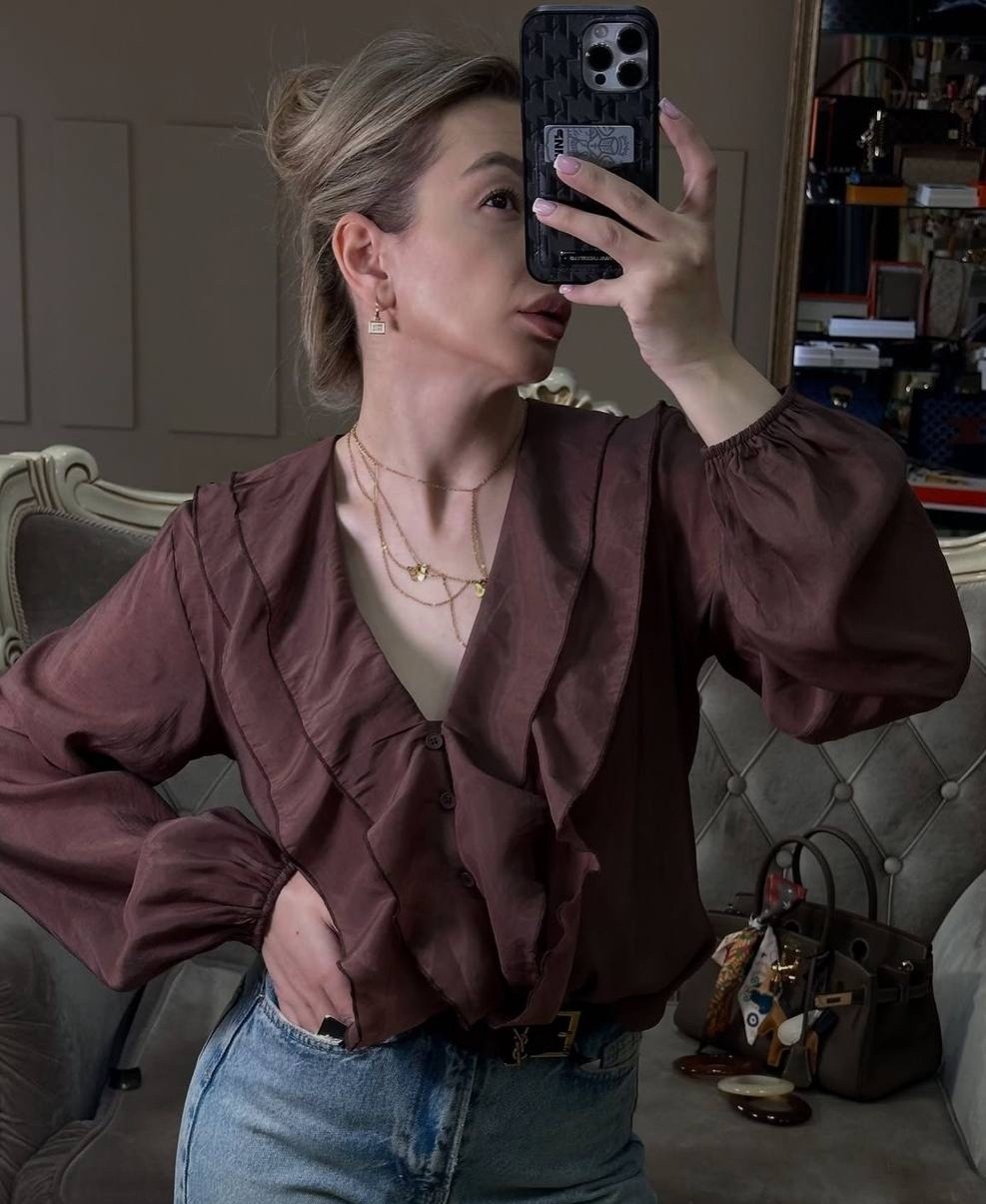 блузка с оборками,блузка с рюшами,блузка летняя нарядная с воланами и рюшами lo2me 401879154,блузка женская,блузка летняя нарядная с воланами и рюшами lo2me