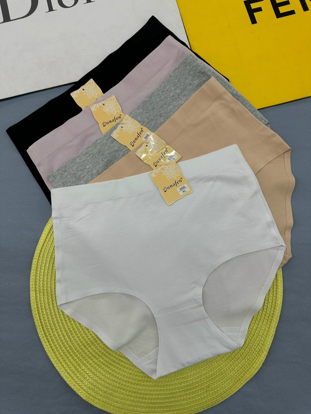 miiow / трусы женские, хлопковые, высокая талия, комплект 4 шт,трусы женские,трусы бесшовные,трусики бесшовные,женские бесшовные трусы