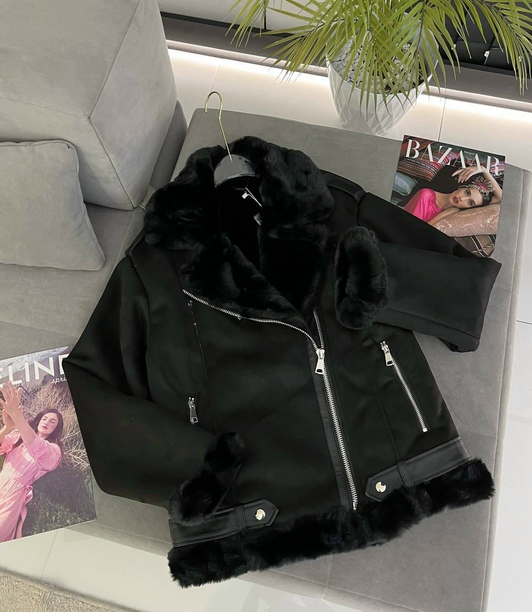 дубленка,короткие дубленки,дубленка авиатор из экокожи,женская дубленка авиатор из экокожи,дублёнка celine