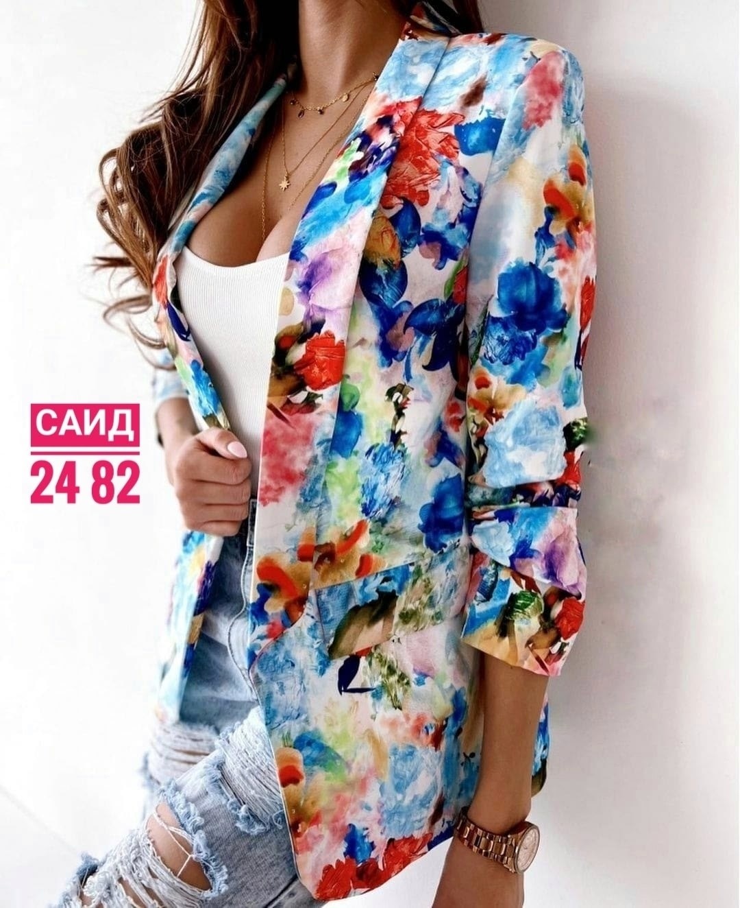 пиджак женский ,пиджак с цветочным принтом,пиджак с принтом,цветной пиджак женский,женские жакеты