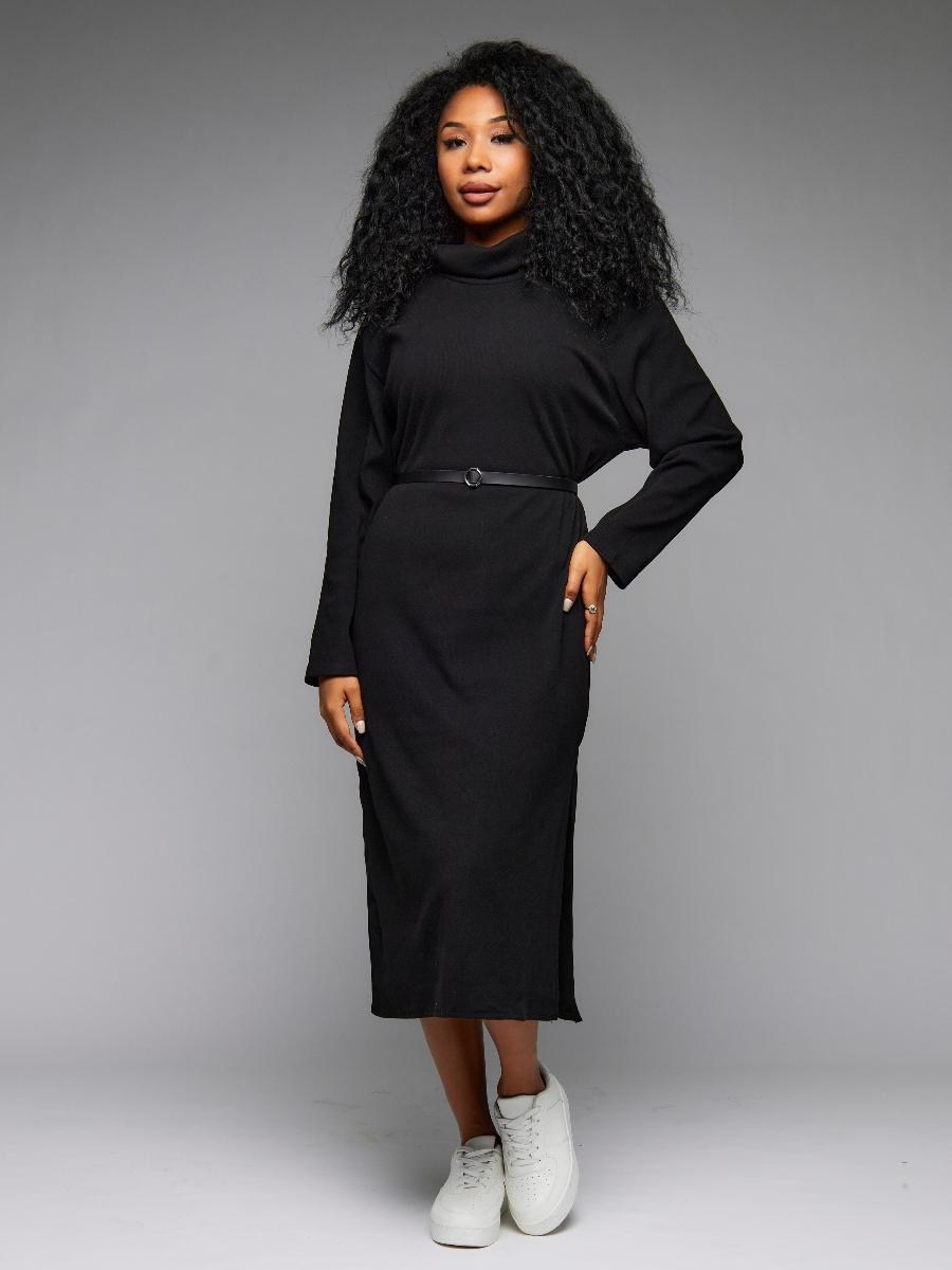 платье в стиле минимализм,платье водолазка,повседневные платья,платье черное,теплое платье