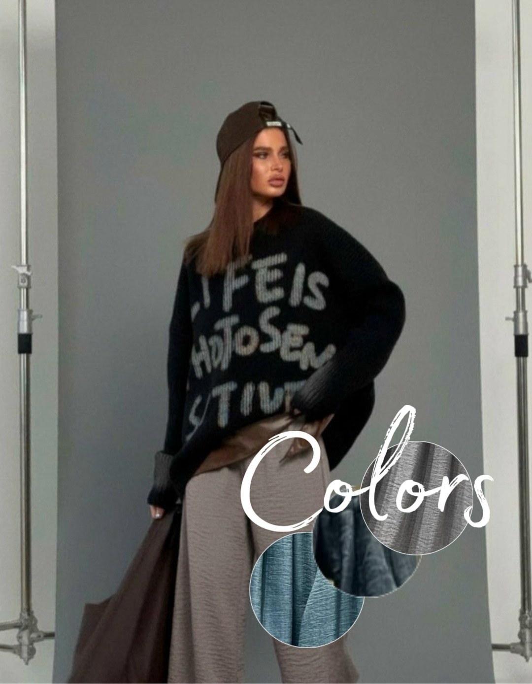 вязаный свитер оверсайз,худи оверсайз gap cool casual wear,женский костюм,оверсайз одежда,свитер женский оверсайз