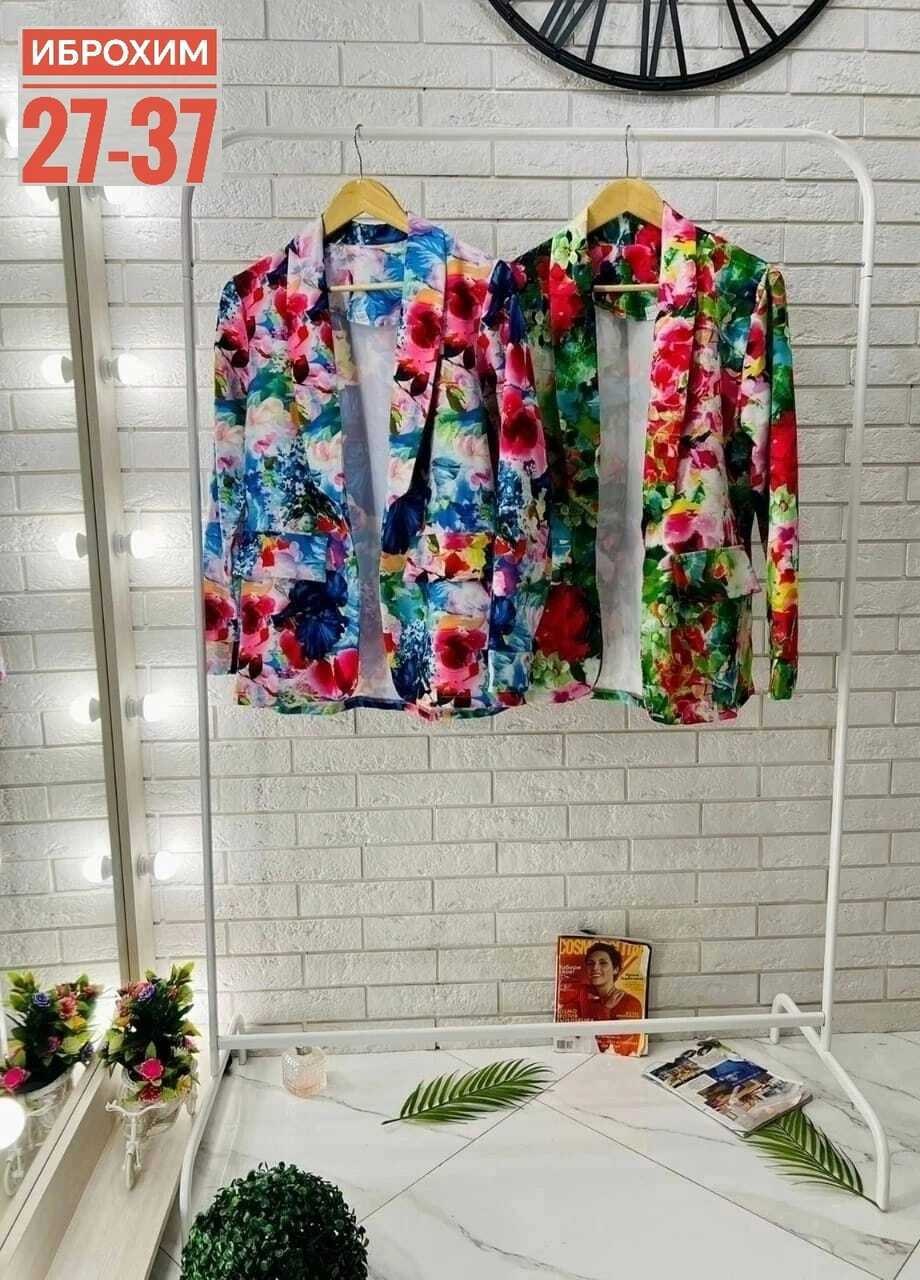 пиджак с цветочным принтом,жакет,жакет цветочный принт,пиджак с принтом женский,женские жакеты