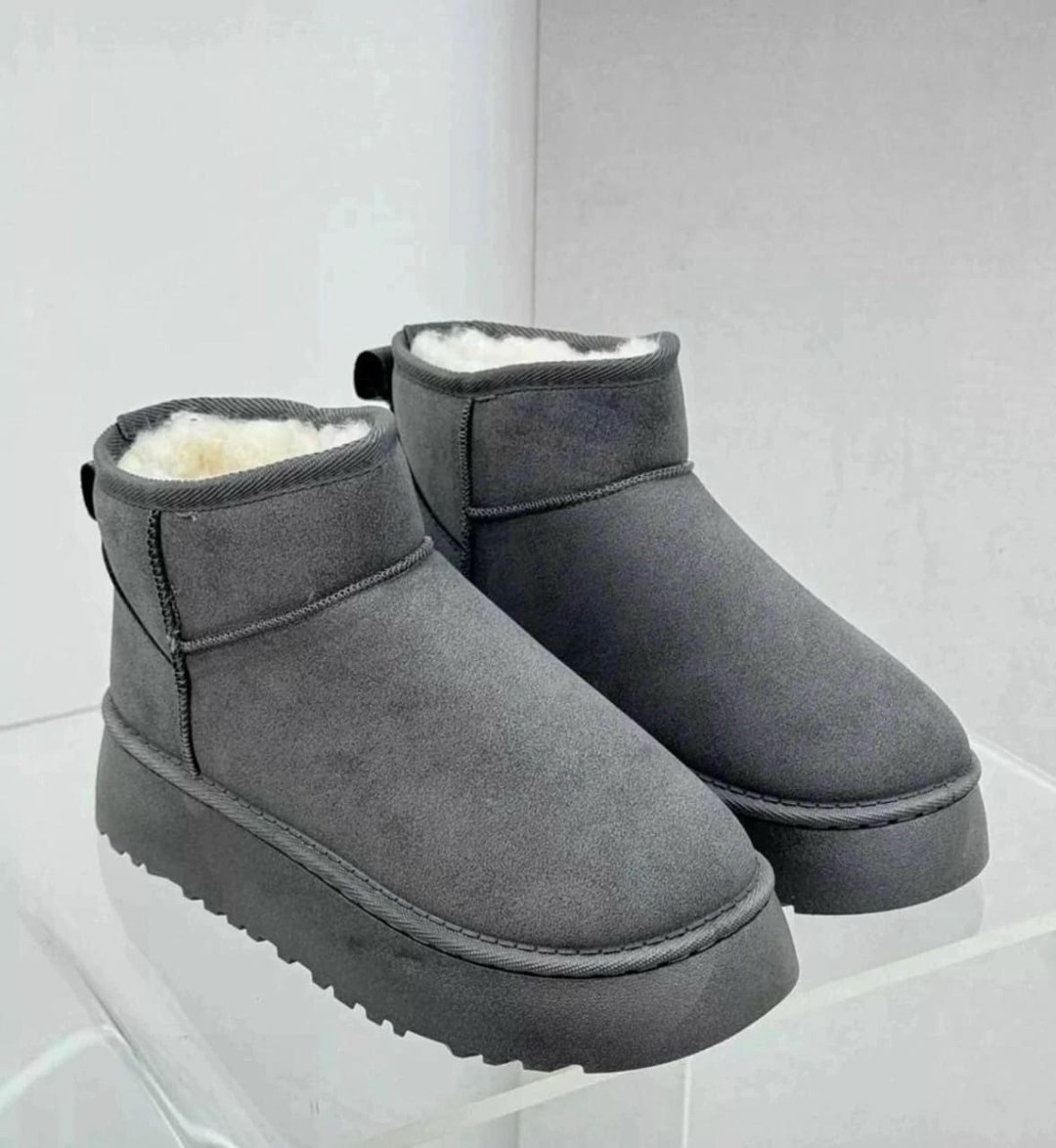 угги зимние короткие на платформе meitesi,угги замш,угги зимние короткие на платформе meitesi цвет черный, женская угги замш,угги женские черные зимние ugg
