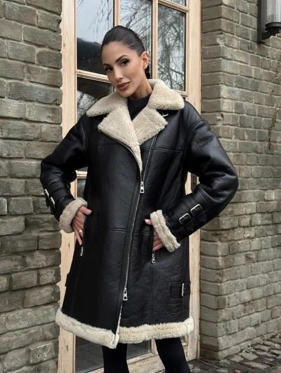 дубленка натуральная,дубленка из овчины,женская дублёнка на белой овчине,дубленка удлиненная,длинные женские дубленки