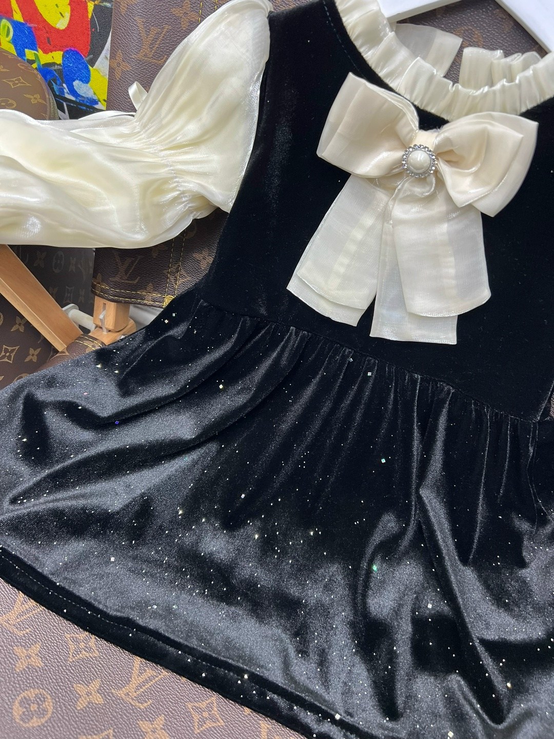 бархатное черное платье для девочек,бархатное платье для девочек,детское бархатное платье принцессы,велюровое платье для девочки,детское бархатное платье для девочек