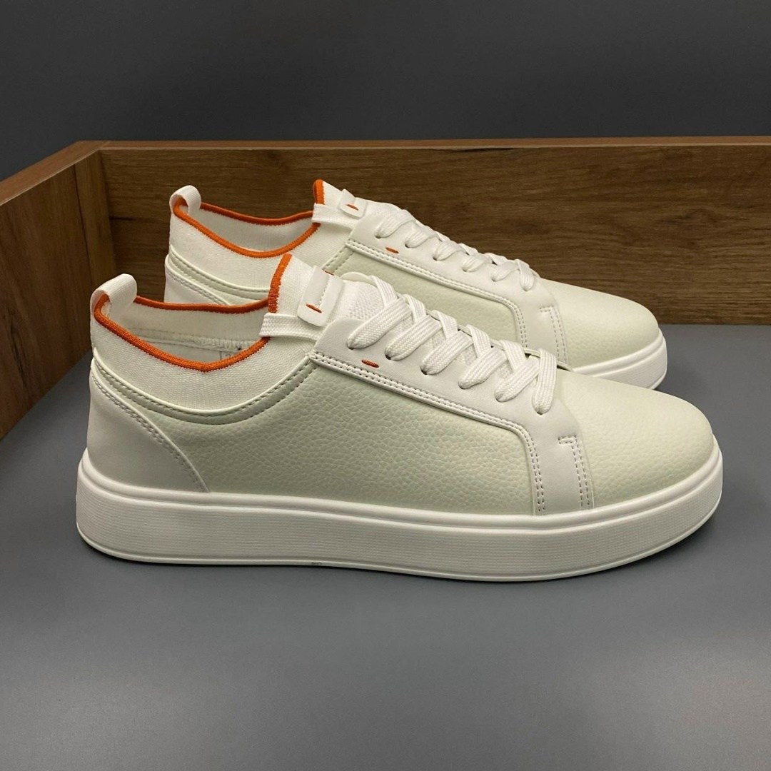 ,белые кеды мужские,кожаные кеды santoni,белые кеды,кеды стильные