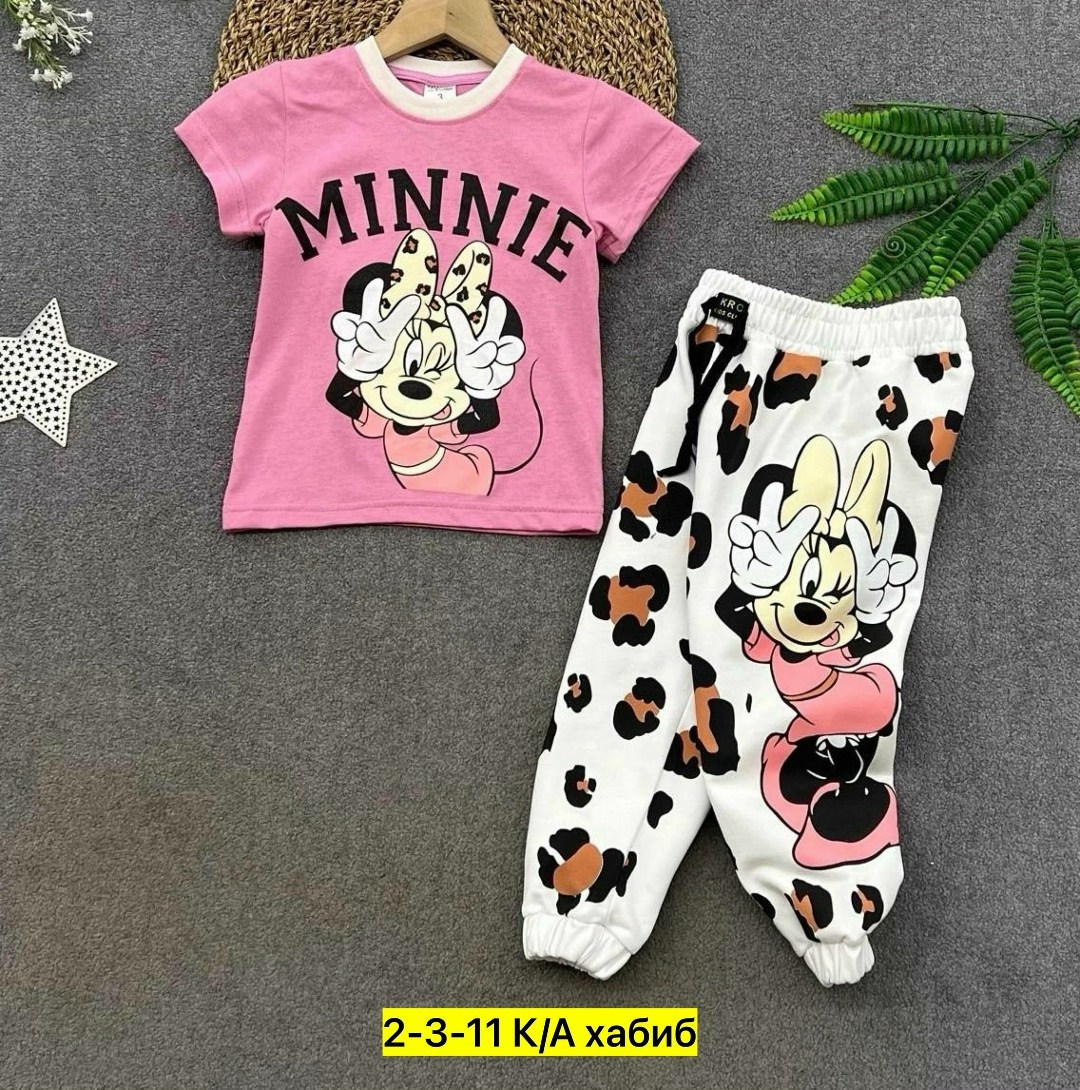 костюм детский минни,костюм детский для девочек,костюм для девочек,детские костюмы,костюм двойка для девочек