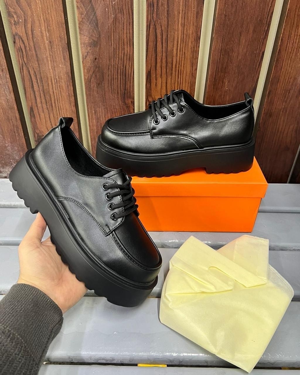 , женская,полуботинки на толстой подошве,повседневная ,полуботинки женские