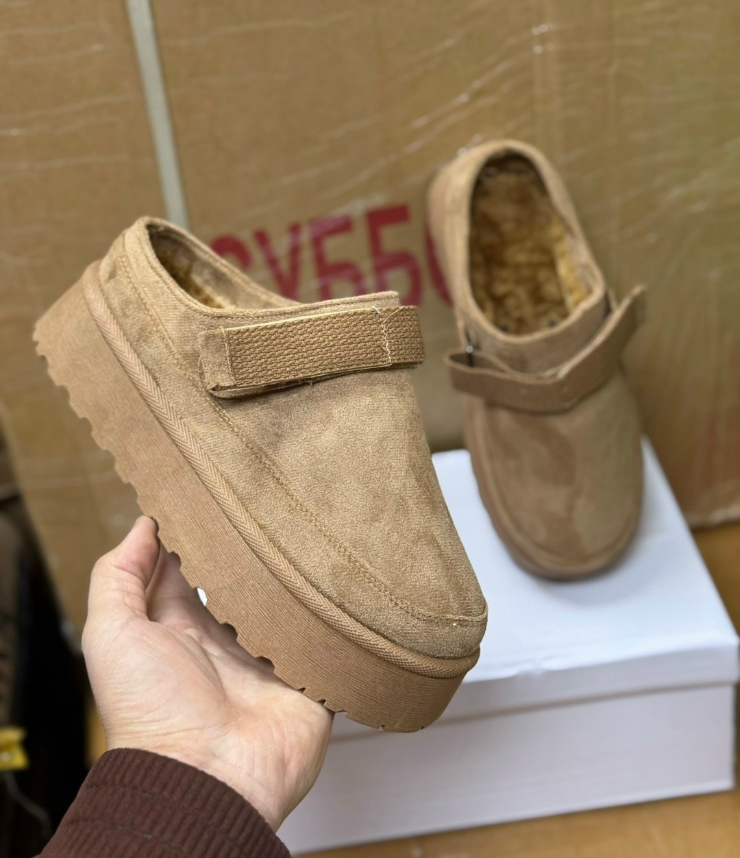 ,женская ,повседневная ,шлепанцы замшевые, на плоской подошве