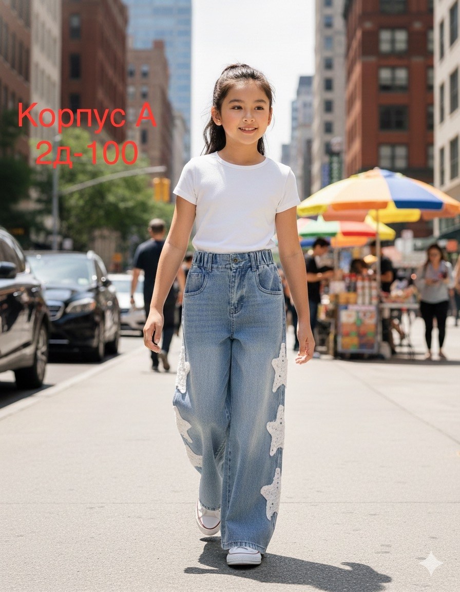 модные джинсы,джинсы повседневные,широкие джинсы,джинсы для девочек,джинсовые широкие брюки