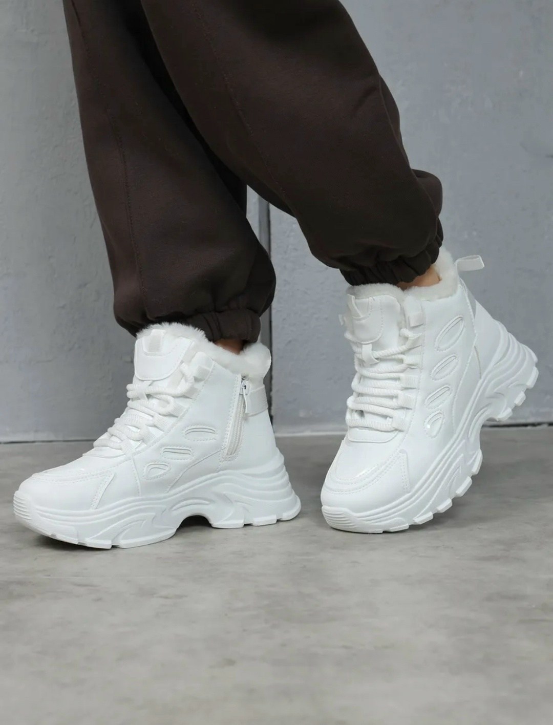 кроссовки зимние на платформе с мехом,кроссовки зимние с мехом на толстой подошве ovvo цвет белый,кроссовки зимние мех,кроссовки зимние с мехом на высокой платформе ovvo цвет белый,кроссовки женские з