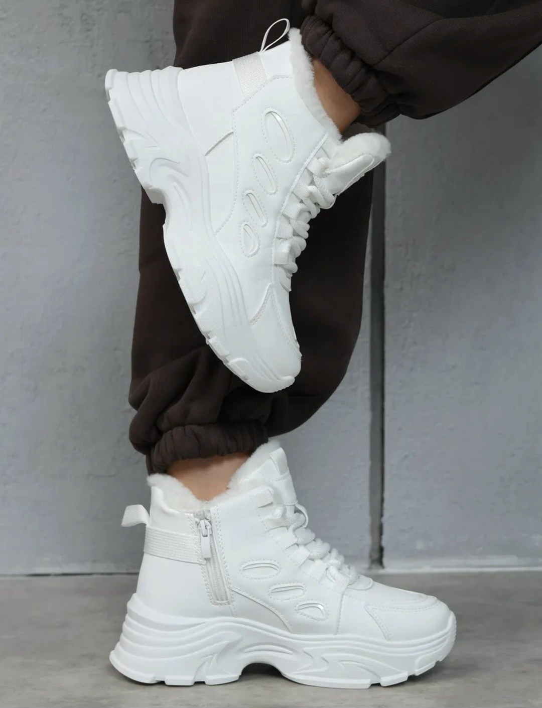 кроссовки зимние на платформе с мехом,кроссовки зимние с мехом на толстой подошве ovvo цвет белый,кроссовки зимние мех,кроссовки зимние с мехом на высокой платформе ovvo цвет белый,кроссовки женские з