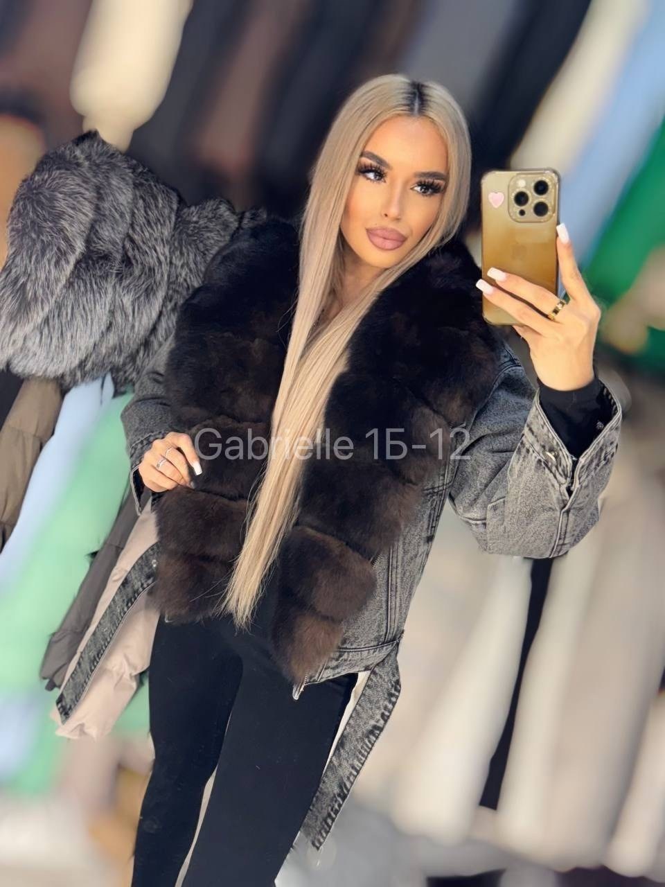 куртка с натуральным мехом,джинсовка с мехом песца,пуховик с натуральным мехом,пуховик с мехом песца,женская куртка с натуральным мехом