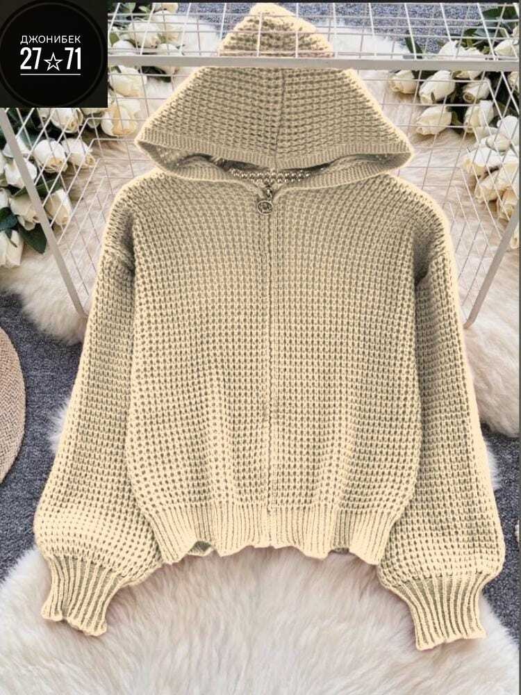 женская кофта,кардиган кофта,свитера с капюшоном,кардиган с капюшоном,вязаный кардиган с капюшоном