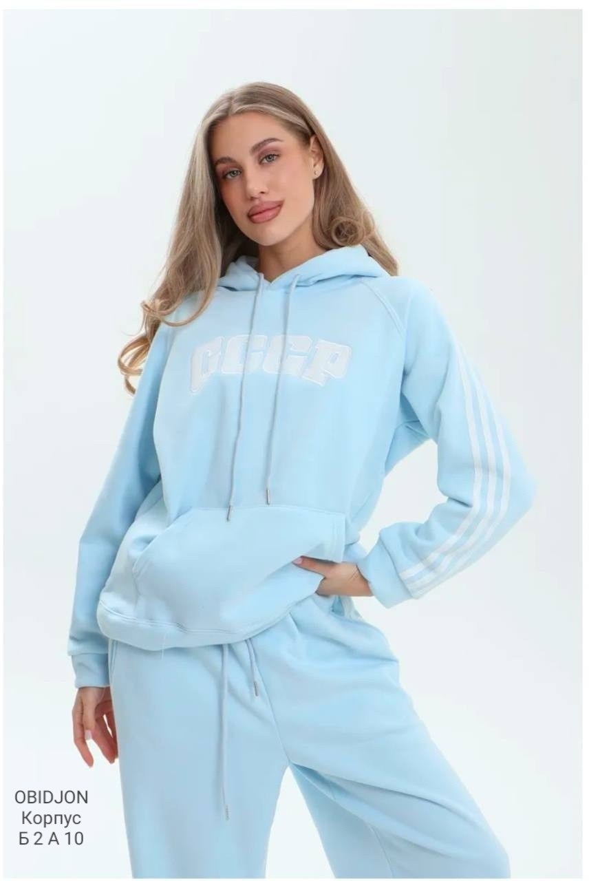 спортивный костюм женский на флисе голубой 214r104 ager,костюм спортивный женский,спорт костюм женский на флисе цвет голубой 214r104,спорт костюм женский на флисе цвет голубой,костюм женский толстовка