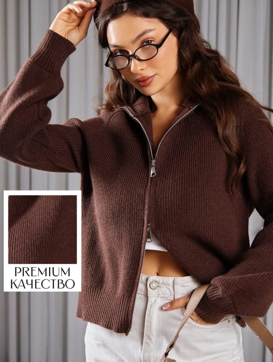 кашемировый вязаный кардиган с двойной молнией и капюшоном,свободный повседневный вязаный кардиган из 100% шерсти,вязаные кардиганы,женский трикотажный кардиган на молнии,женский вязаный кардиган