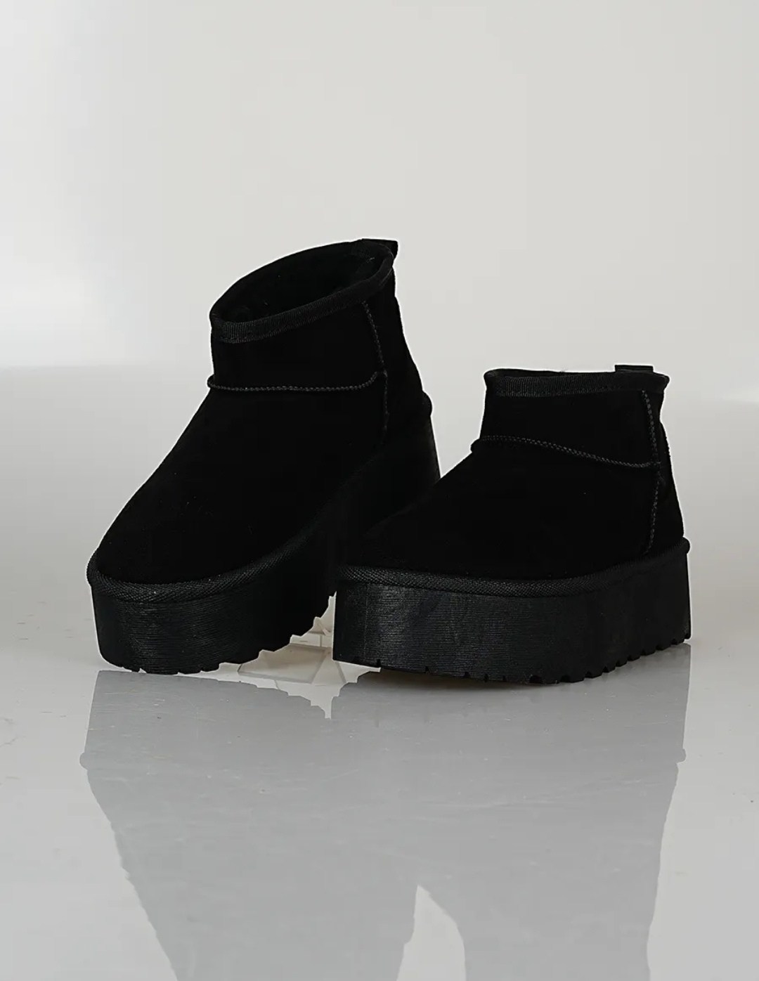 ,угги на платформе,ugg classic ultra mini замшевые ботинки на платформе черный,женская ,угги женские