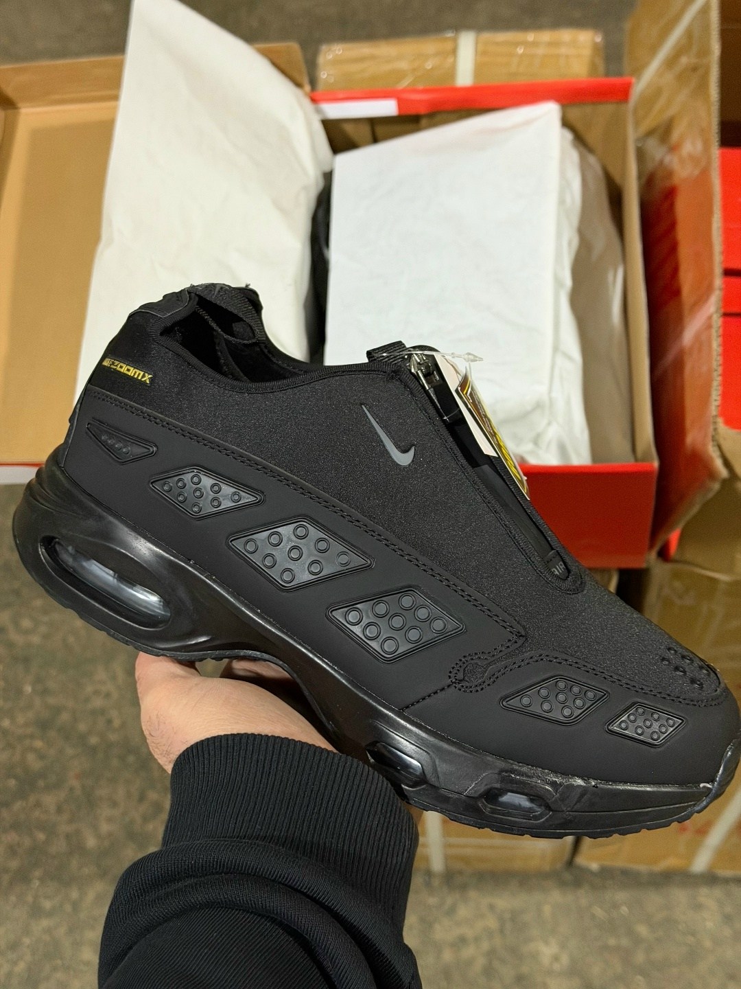 кроссовки,nike air max sndr gore-tex “black”,мужские кроссовки,кроссовки nike air max,nike air max sndr gore-tex black fz4238-001