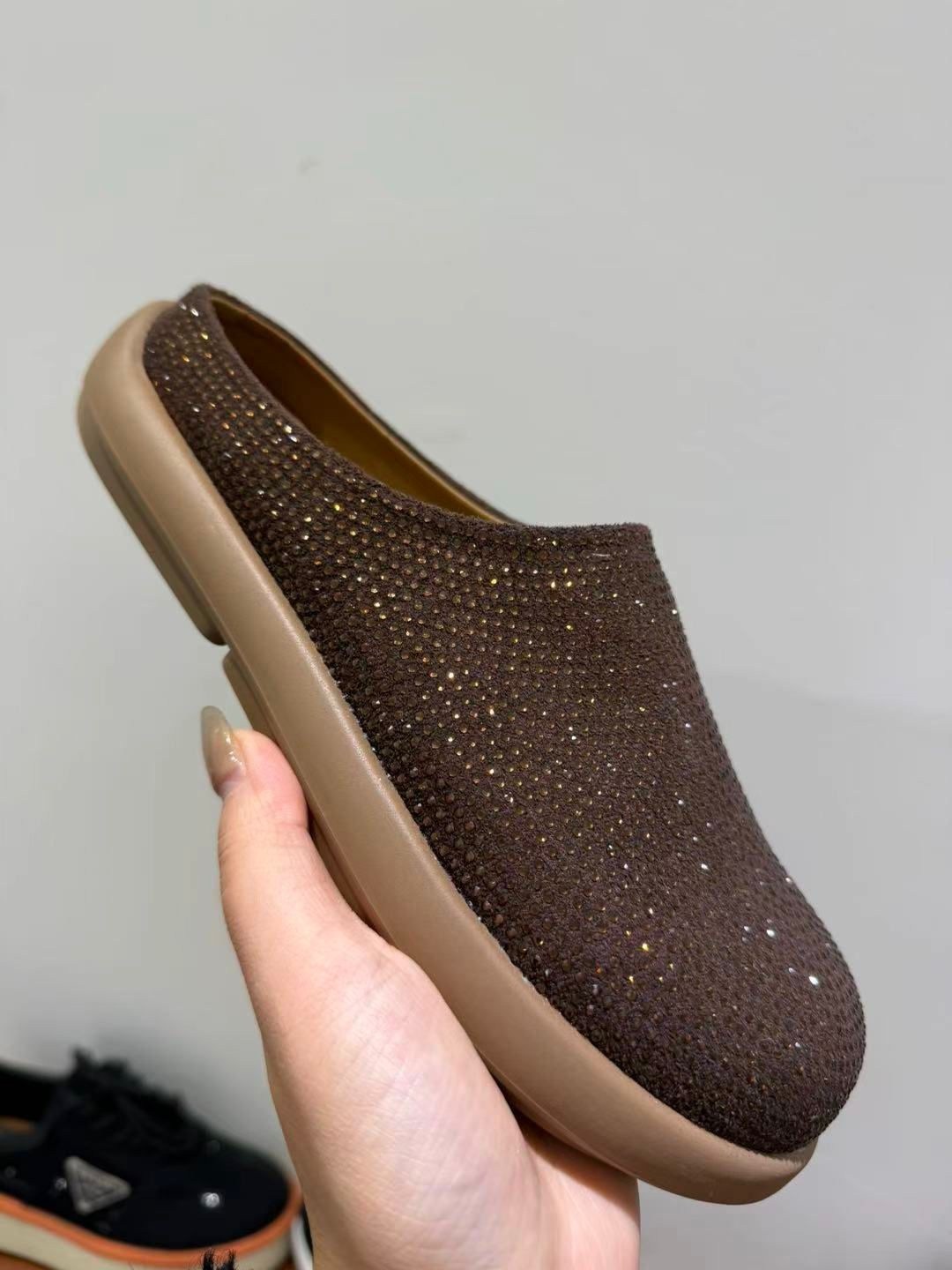 ,лоферы женские блестящие,модные тапочки, на плоской подошве,женские туфли на плоской подошве