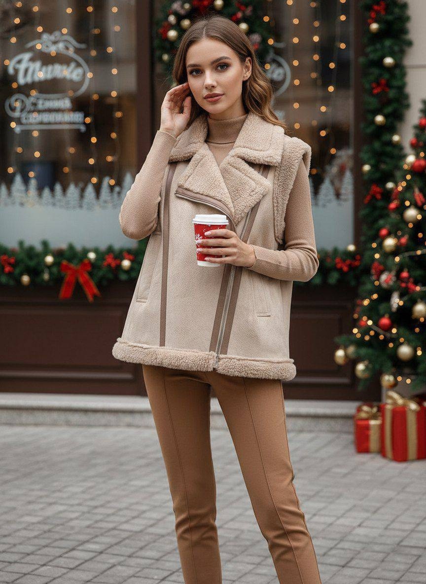 жилета дубленка утепленная меховая p&g wear,жилет из дубленочной овчины,жилет дублёнка цельная из натурального меха,жилетка дубленка утепленная меховая onesize skara,жилетка дубленка авиатор утепленна