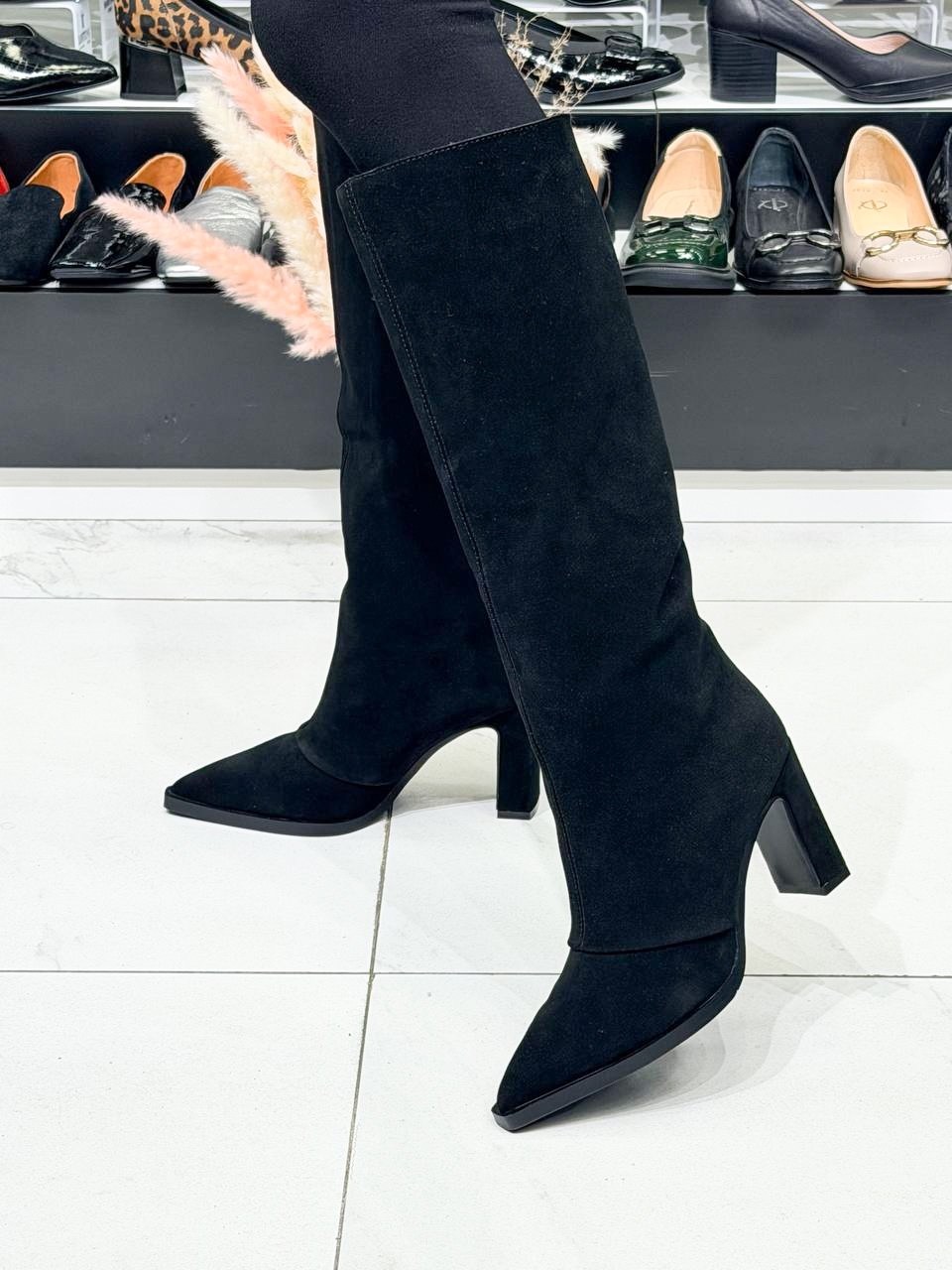 сапоги,сапоги демисезонные,сапоги женские демисезонные на каблуке gracia milani,сапоги замшевые,сапоги на каблуке замшевые