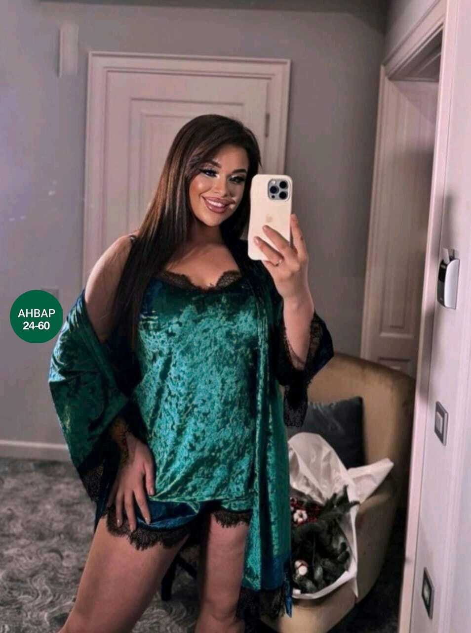 пеньюар женский комплект,комплект с пеньюаром,пеньюар женский комплект велюр,пижама женская 4ка велюр,пижама женская комплект