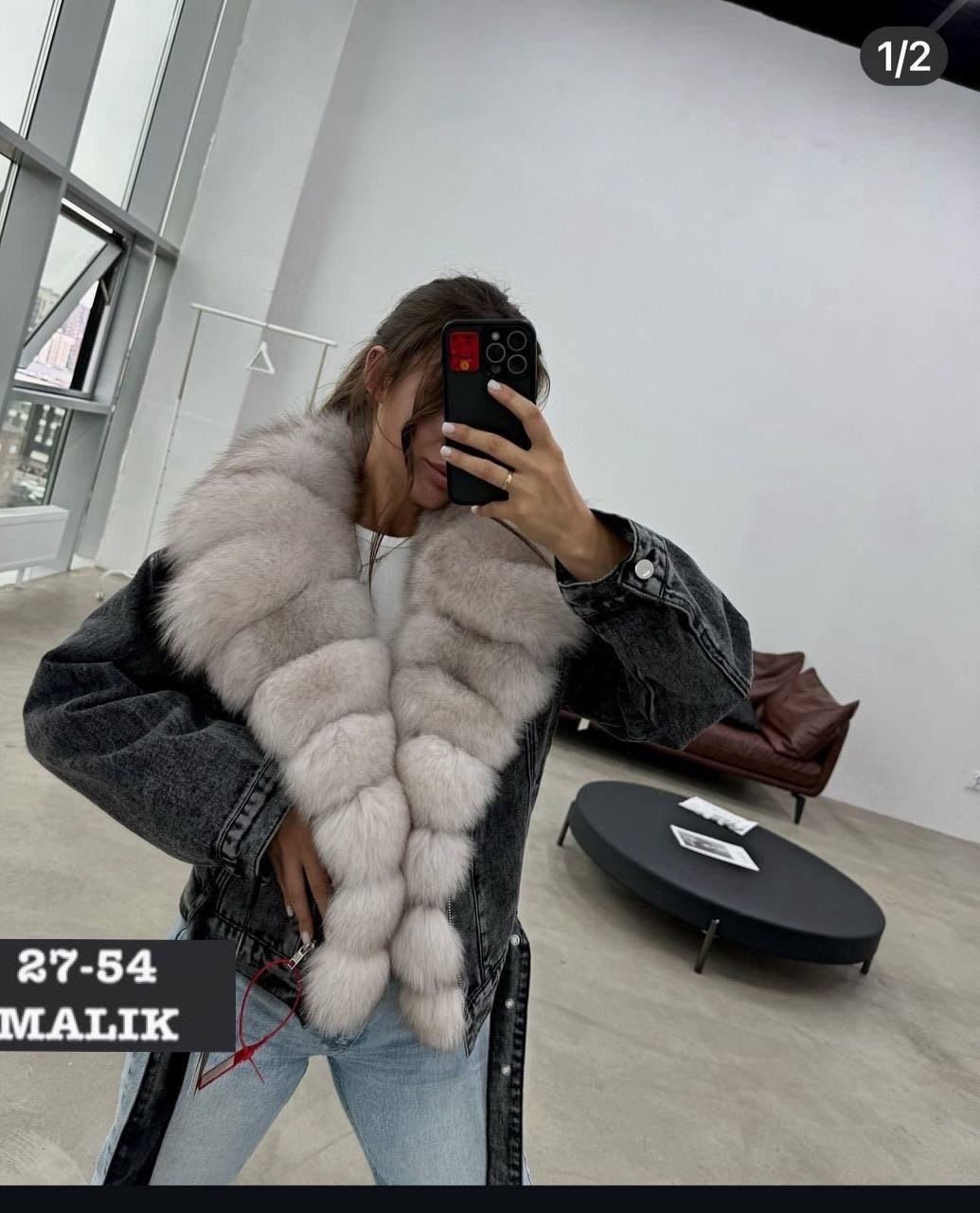 женская зимняя джинсовая куртка с натуральным мехом песца,джинсовка с мехом песца,джинсовая куртка с мехом песца,куртка джинсовая женская,джинсовая куртка с песцом