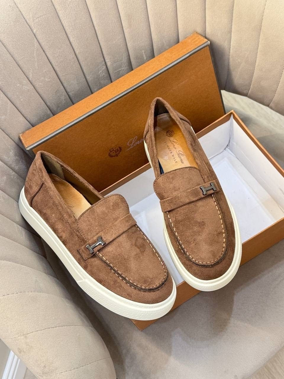 ,замшевые лоферы,женские стильные лоферы из натуральной замши,лоферы женские loro piana,лоферы loro piana