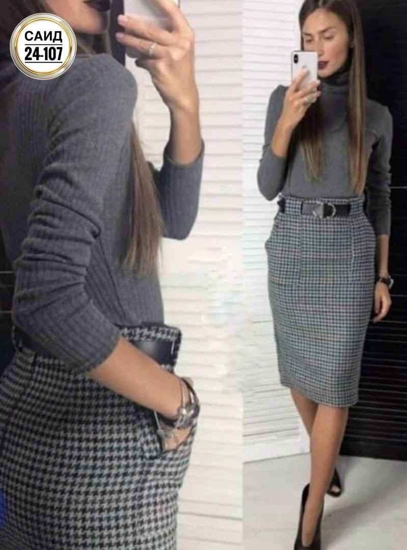 юбка,женская юбка,юбка в клетку,юбка мода,теплая юбка