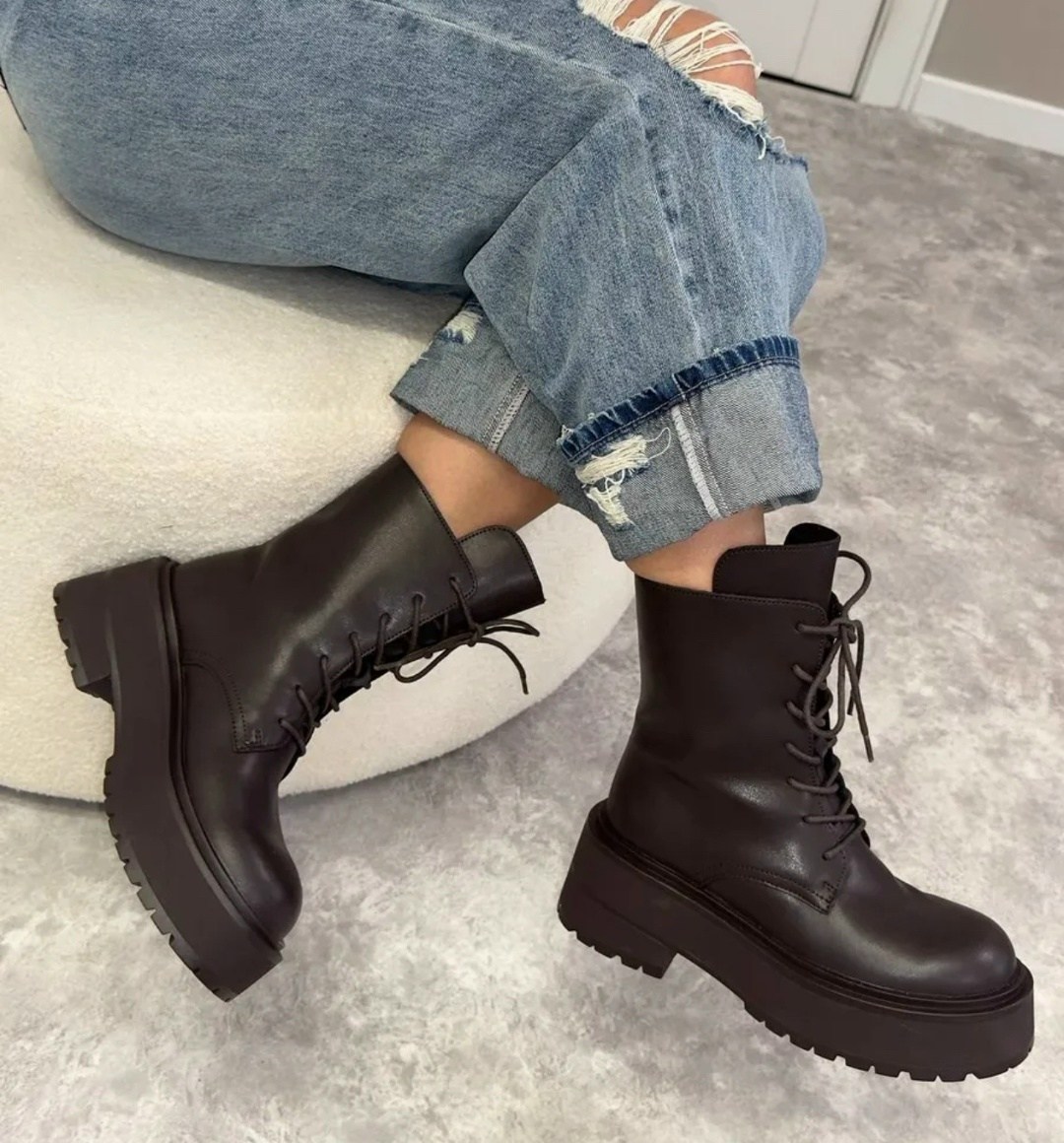 ботинки коричневые,ботинки,,женские ботинки,женская  зимняя