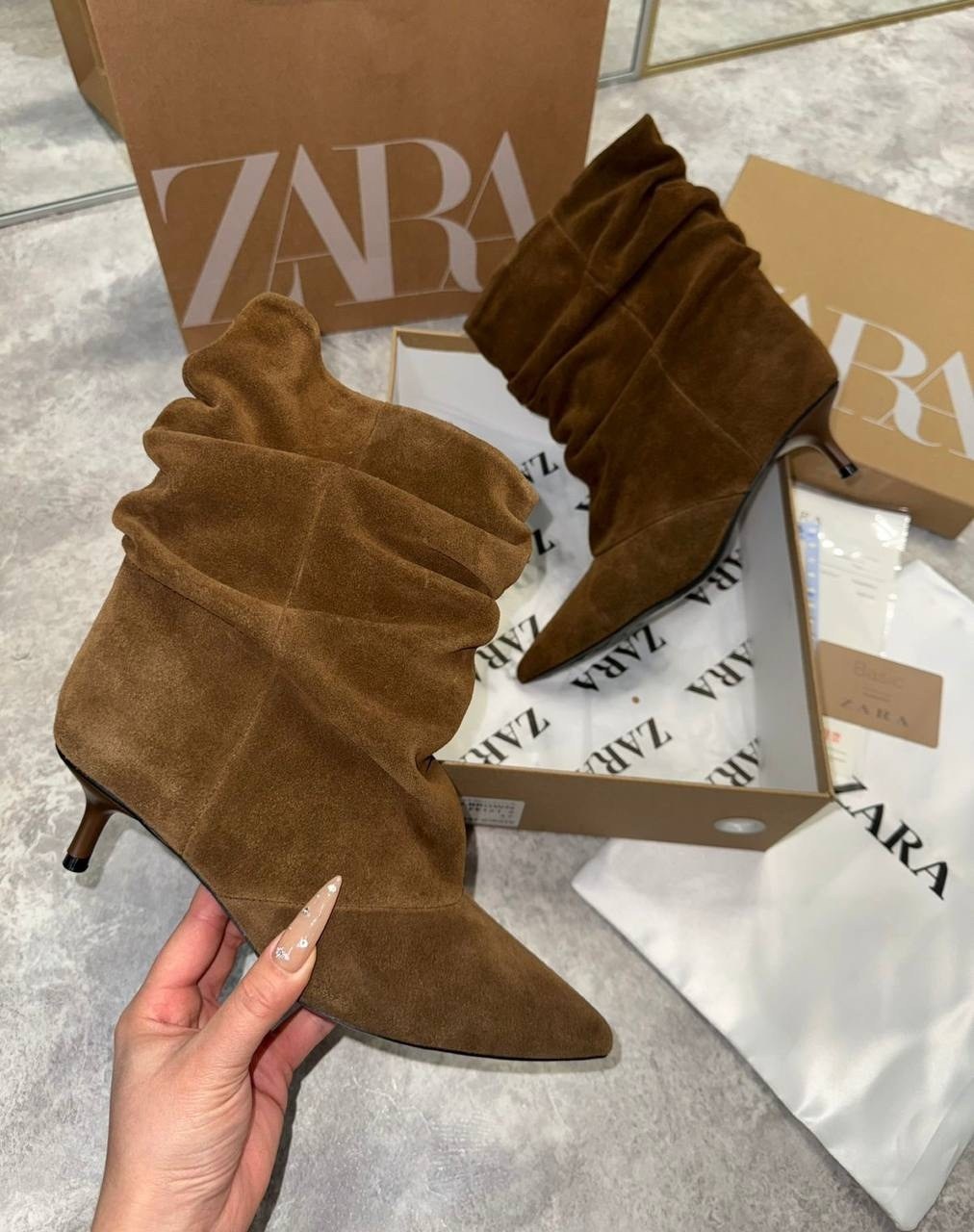 замшевые ботильоны,замшевые сапоги,женские ботильоны,сапоги,женская