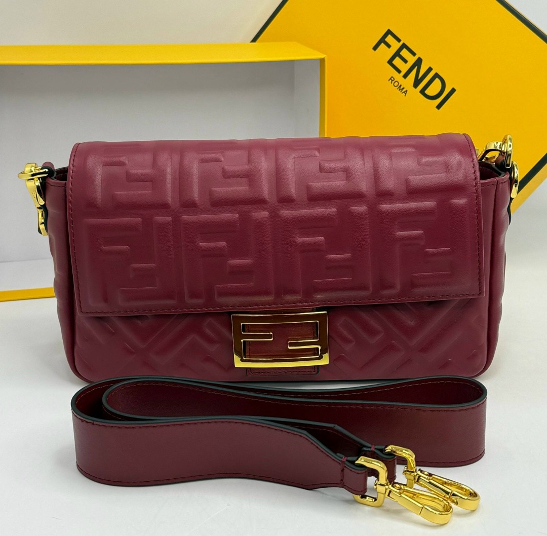 сумка fendi,сумка fendi baguette,сумка fendi peekaboo бордовая,женская сумка fendi,фенди сумка