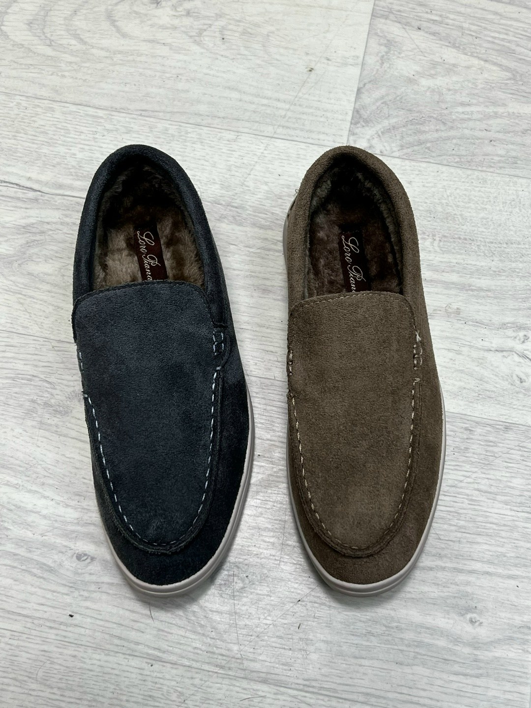 loro piana лоферы мужские,замшевые лоферы loro piana,мужские лоферы натуральная замша серого цвета,мужские серые лоферы из натуральной замши премиум качества,мужские туфли лоферы серые с натуральной з