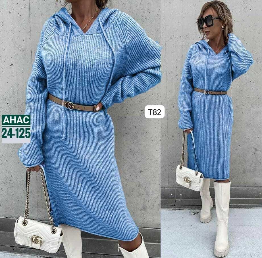 платье с капюшоном,костюм с юбкой,трикотажное платье,платье женские,вязаное платье