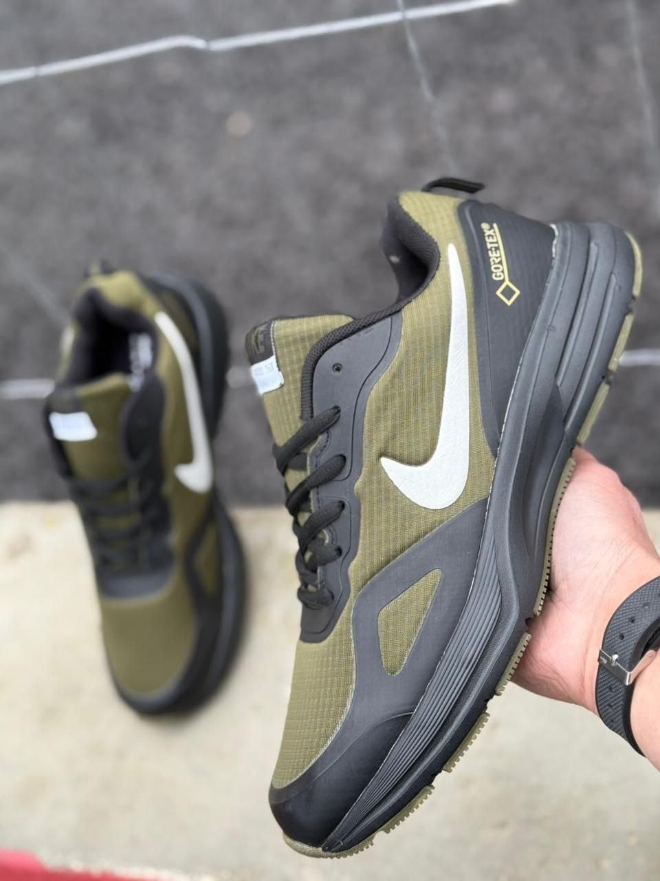 кроссовки nike,мужские кроссовки nike,кроссовки,кроссовки nike gore tex,мужские кроссовки а365-2 хаки