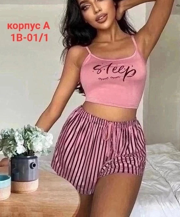 пижама женская топ и шорты,пижама сексуальная,женская пижама комплект,пижама женская vitoricci,пижамы женская с шортами