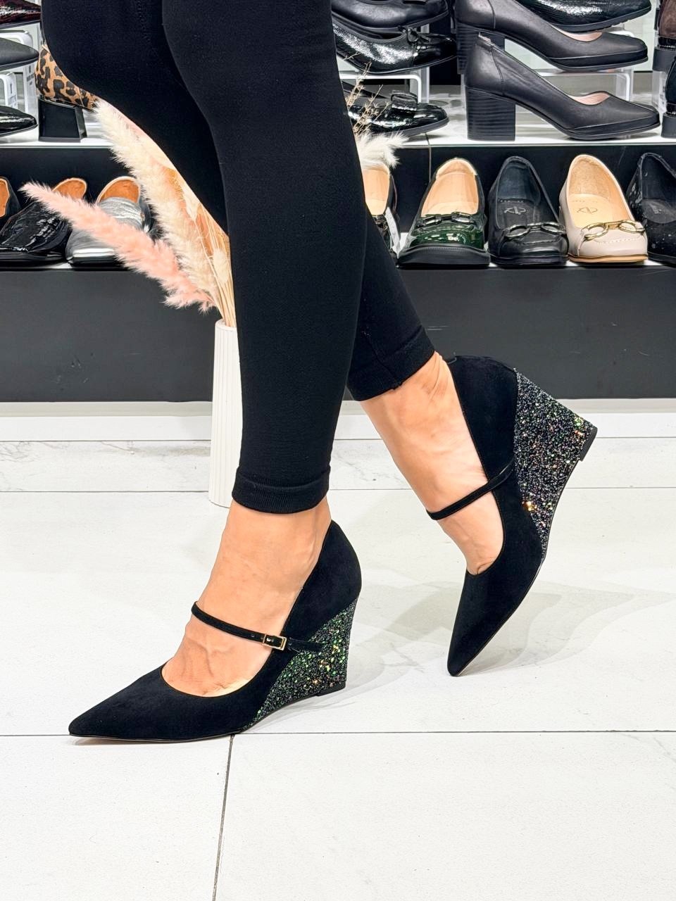 ,туфли центро замшевые лаковые танкетка,туфли на танкетке женские,туфли лодочка,туфли женские