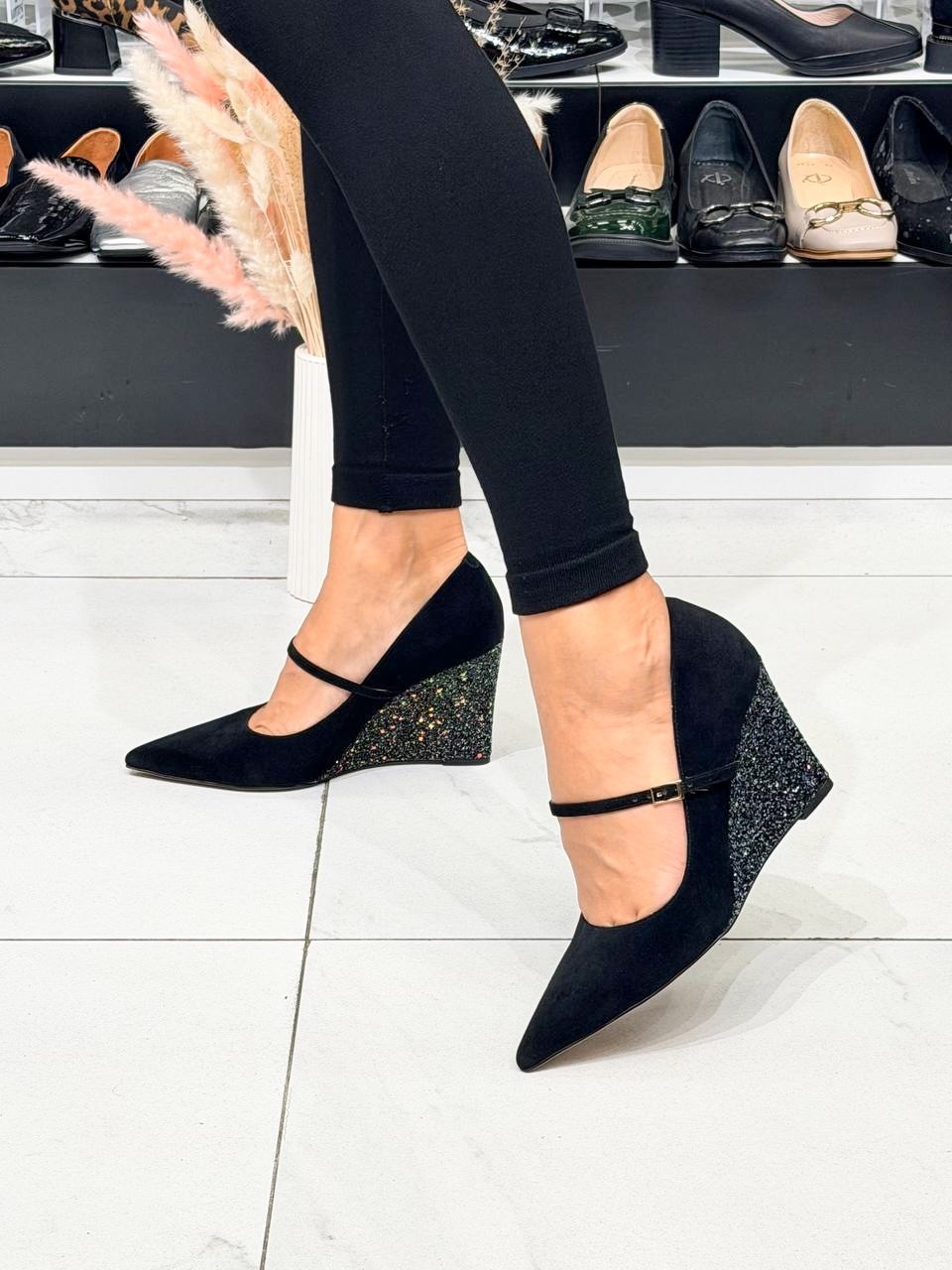 ,туфли центро замшевые лаковые танкетка,туфли на танкетке женские,туфли лодочка,туфли женские