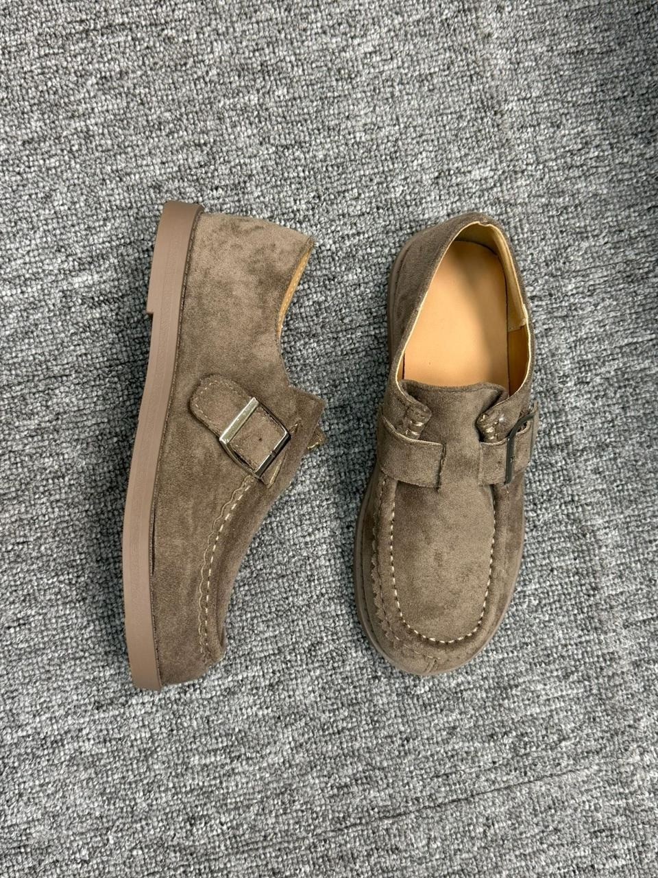 ,замшевые лоферы, женская,туфли на плоской подошве,женские туфли на плоской подошве