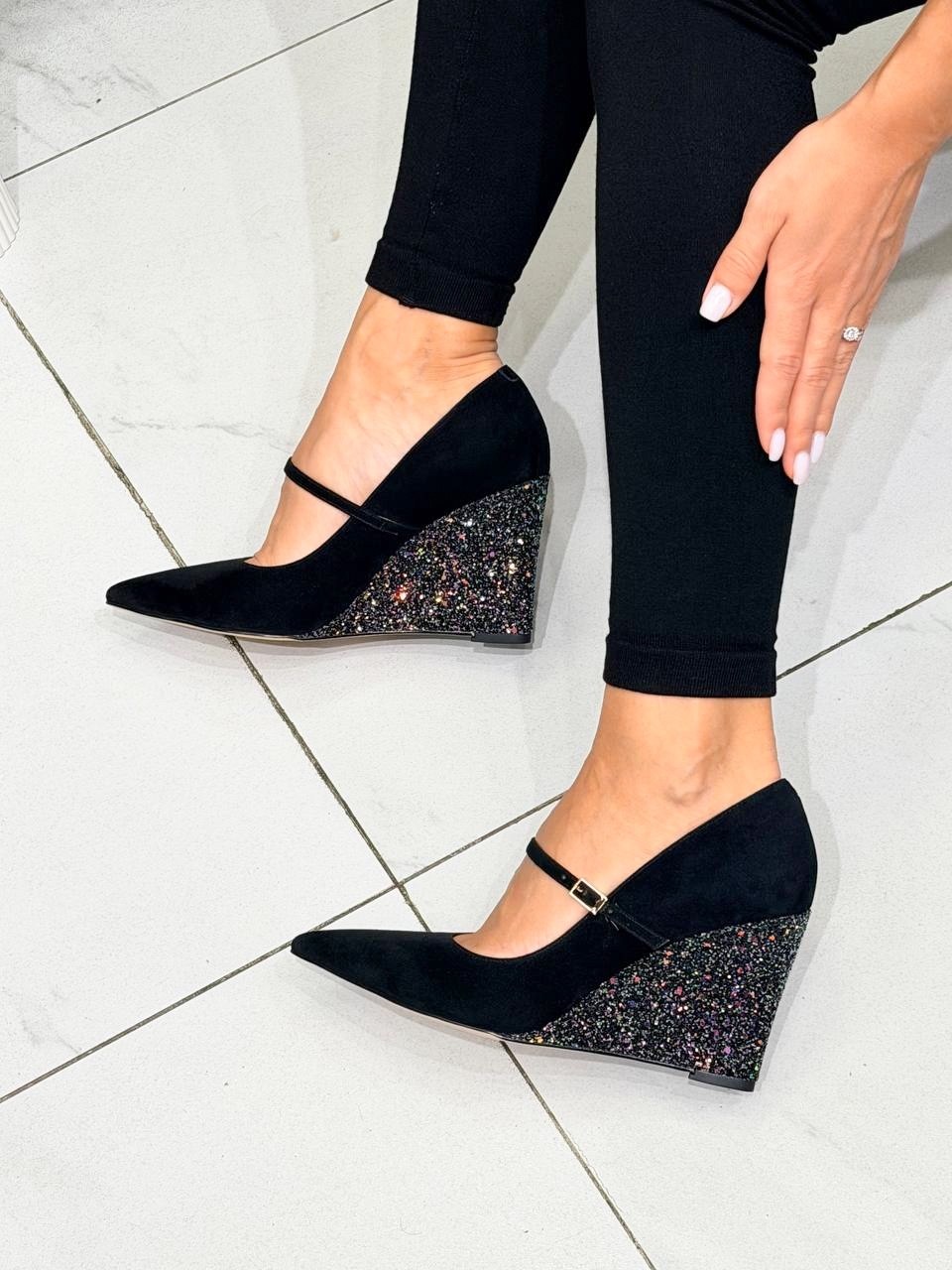 ,туфли центро замшевые лаковые танкетка,туфли на танкетке женские,туфли лодочка,туфли женские