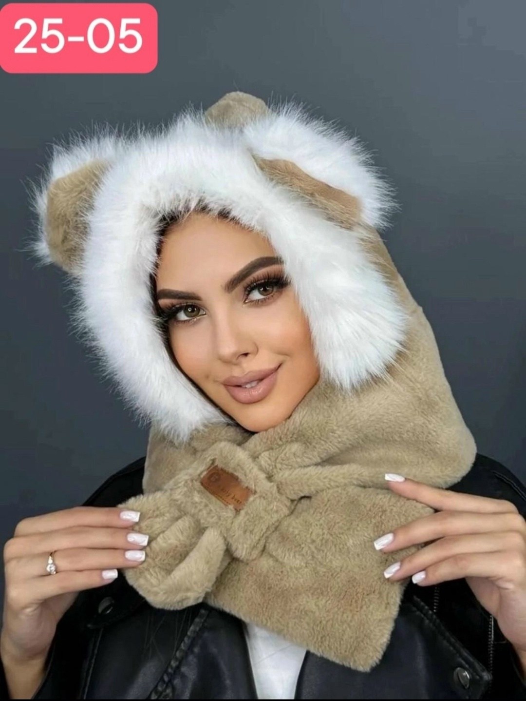 шапка с шарфом,плюшевая шапка с ушками,шарфы для женщин,плюшевая шапка,плюшевая шапка с ушками молодежная