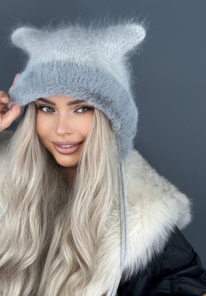 шапка с ушками,шапка чепчик с ушками на завязках,шапка с ушками зимняя hqstar,шапка чепчик ангорка с ушками,шапка с ушками на завязках hqstar 274222298